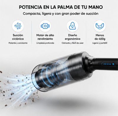 Mini Aspiradora Inalámbrica 3 en 1